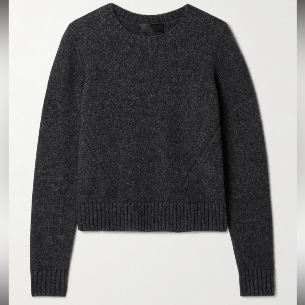 Nili Lotan Gwendolyn Charcoal Gray Women's Sweater, XS